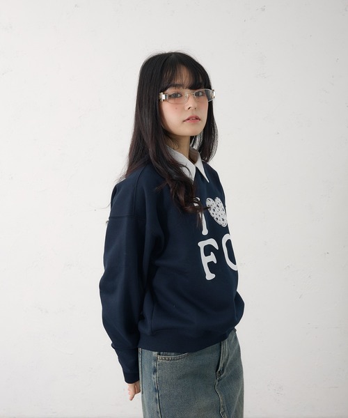 FCMM(エフシーエムエム)の「【日本限定】I LOVE FC SWEAT / アイラブFCスウェット(スウェット・レディース・ネイビー/グレー/ブラック・MEDIUM/SMALL)」の17枚目の写真