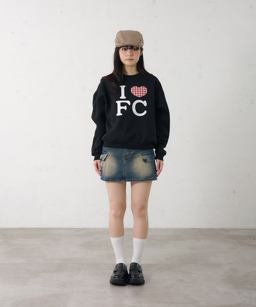 FCMM(エフシーエムエム)の「【日本限定】I LOVE FC SWEAT / アイラブFCスウェット(スウェット・レディース・ネイビー/グレー/ブラック・MEDIUM/SMALL)」の9枚目の写真