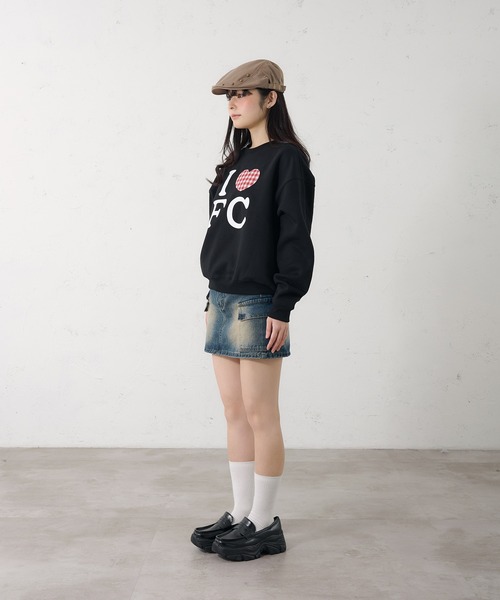 FCMM(エフシーエムエム)の「【日本限定】I LOVE FC SWEAT / アイラブFCスウェット(スウェット・レディース・ネイビー/グレー/ブラック・MEDIUM/SMALL)」の11枚目の写真