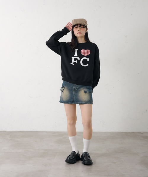 FCMM(エフシーエムエム)の「【日本限定】I LOVE FC SWEAT / アイラブFCスウェット(スウェット・レディース・ネイビー/グレー/ブラック・MEDIUM/SMALL)」の13枚目の写真
