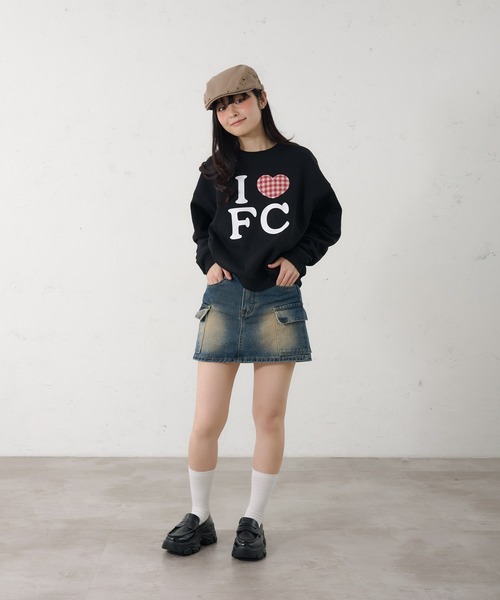 FCMM(エフシーエムエム)の「【日本限定】I LOVE FC SWEAT / アイラブFCスウェット(スウェット・レディース・ネイビー/グレー/ブラック・MEDIUM/SMALL)」の10枚目の写真
