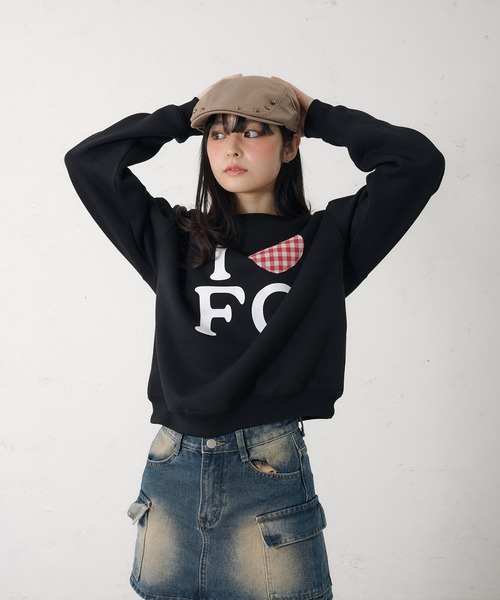 FCMM(エフシーエムエム)の「【日本限定】I LOVE FC SWEAT / アイラブFCスウェット(スウェット・レディース・ネイビー/グレー/ブラック・MEDIUM/SMALL)」の5枚目の写真