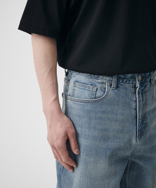 MUSINSA STANDARD（ムシンサスタンダード）の「KIPAS ワイドデニムパンツ [ライトインディゴ]（デニムパンツ・メンズ・その他・29/30/31/33/26/27/28/40/38/42/36/34/32）」の15枚目の写真