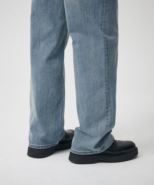 MUSINSA STANDARD（ムシンサスタンダード）の「KIPAS ワイドデニムパンツ [ライトインディゴ]（デニムパンツ・メンズ・その他・29/30/31/33/26/27/28/40/38/42/36/34/32）」の12枚目の写真