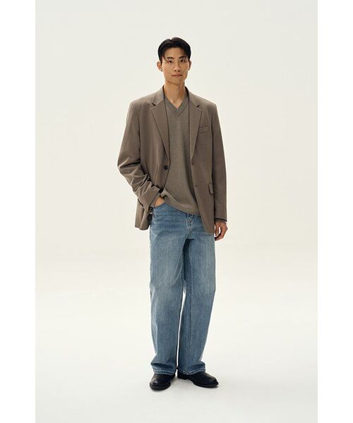 MUSINSA STANDARD（ムシンサスタンダード）の「KIPAS ワイドデニムパンツ [ライトインディゴ]（デニムパンツ・メンズ・その他・29/30/31/33/26/27/28/40/38/42/36/34/32）」の9枚目の写真