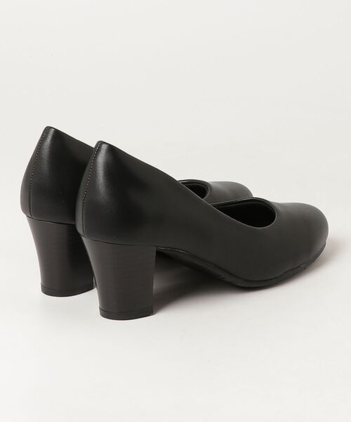 Perfect Suit FActory(パーフェクトスーツファクトリー)の「ラウンドリクルートパンプス(パンプス・レディース・ブラック・25㎝/22.5㎝/25.5cm/22cm)」の2枚目の写真