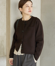 IENA | 《追加2》スーパーファインスムースクルーカーディガン(カーディガン/ボレロ)