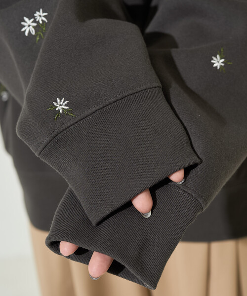 希少KEBOZ ×FREAK'S STORE 刺繍ロゴ入りパーカ 裏起毛 【公式通販】