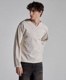 Parts Lab.（パーツラボ）の「【Parts Lab.】Basic Cotton Long Sleeved Tee   ベーシックコットンロングスリーブTシャツ（Tシャツ/カットソー）」
