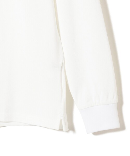 BEAMS GOLF(ビームスゴルフ)の「ORANGE LABEL / USシリーズ SQR ストレッチ ロングスリーブポロシャツ(吸水速乾・UVカット)(ポロシャツ・メンズ・ネイビー/ホワイト/ブラック・L/M/S/XL)」の5枚目の写真