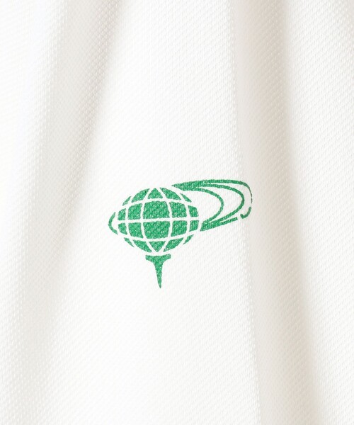 BEAMS GOLF(ビームスゴルフ)の「ORANGE LABEL / USシリーズ SQR ストレッチ ロングスリーブポロシャツ(吸水速乾・UVカット)(ポロシャツ・メンズ・ネイビー/ホワイト/ブラック・L/M/S/XL)」の6枚目の写真