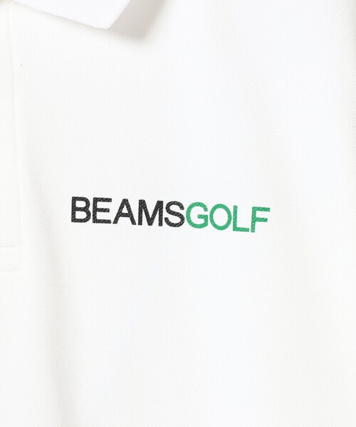 BEAMS GOLF(ビームスゴルフ)の「ORANGE LABEL / USシリーズ SQR ストレッチ ロングスリーブポロシャツ(吸水速乾・UVカット)(ポロシャツ・メンズ・ネイビー/ホワイト/ブラック・L/M/S/XL)」の7枚目の写真