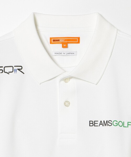 BEAMS GOLF(ビームスゴルフ)の「ORANGE LABEL / USシリーズ SQR ストレッチ ロングスリーブポロシャツ(吸水速乾・UVカット)(ポロシャツ・メンズ・ネイビー/ホワイト/ブラック・L/M/S/XL)」の13枚目の写真