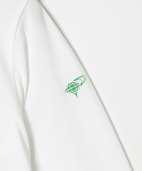 BEAMS GOLF(ビームスゴルフ)の「ORANGE LABEL / USシリーズ SQR ストレッチ ロングスリーブポロシャツ(吸水速乾・UVカット)(ポロシャツ・メンズ・ネイビー/ホワイト/ブラック・L/M/S/XL)」の14枚目の写真