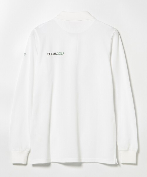 BEAMS GOLF(ビームスゴルフ)の「ORANGE LABEL / USシリーズ SQR ストレッチ ロングスリーブポロシャツ(吸水速乾・UVカット)(ポロシャツ・メンズ・ネイビー/ホワイト/ブラック・L/M/S/XL)」の16枚目の写真