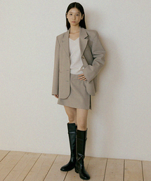 LINGSEOUL（リングソウル）の「summer wool overfit jacket-gray（テーラードジャケット）」
