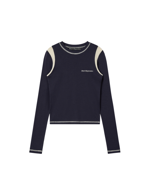 Rest&Recreation(レストアンドレクリエーション)の「COLORATION TOP - NAVY(Tシャツ/カットソー・レディース・その他・ONE)」の1枚目の写真