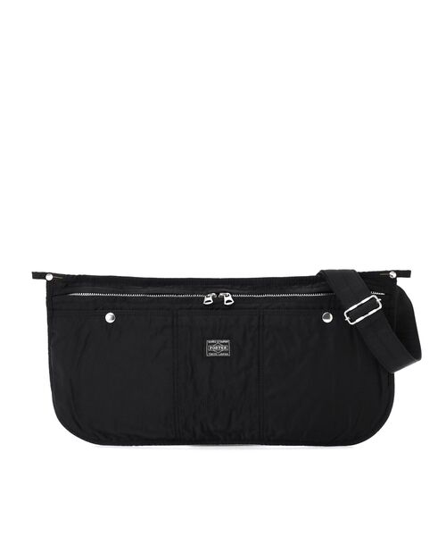 PORTER（ポーター）の「マイル ワークエプロン（ボディバッグ/ウエストポーチ・メンズ・オフホワイト/ブラック・FREE）」の2枚目の写真