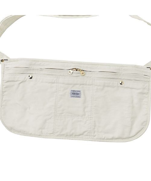 PORTER（ポーター）の「マイル ワークエプロン（ボディバッグ/ウエストポーチ・メンズ・オフホワイト/ブラック・FREE）」の11枚目の写真