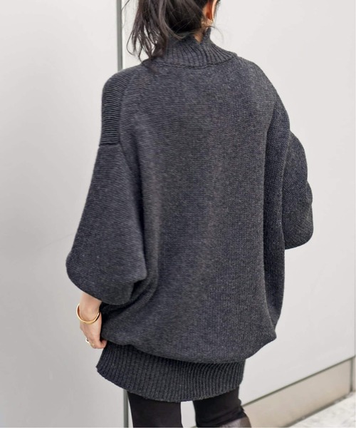 AP STUDIO(エーピーストゥディオ)の「ウールカシミヤチュニックニット(ニット/セーター・レディース・ブラウン/グレー・FREE)」の15枚目の写真