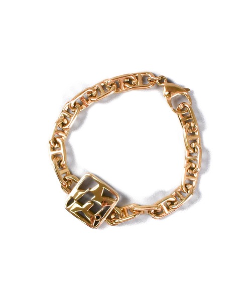 HUF(ハフ)の「【C-HUF2】【HUF/ハフ】H STAR BRACELET AC01011(ブレスレット・メンズ・ゴールド・L/XL/S/M)」の3枚目の写真