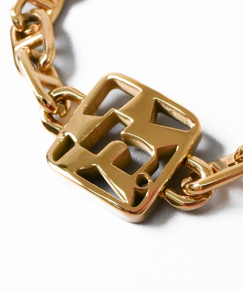 HUF(ハフ)の「【C-HUF2】【HUF/ハフ】H STAR BRACELET AC01011(ブレスレット・メンズ・ゴールド・L/XL/S/M)」の4枚目の写真