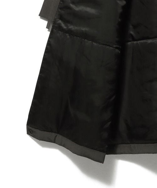 ESTNATION（エストネーション）の「ESTNATION / タイプライター フーデットコート（モッズコート・メンズ・ブラック/ブラウン・MEDIUM/LARGE）」の4枚目の写真