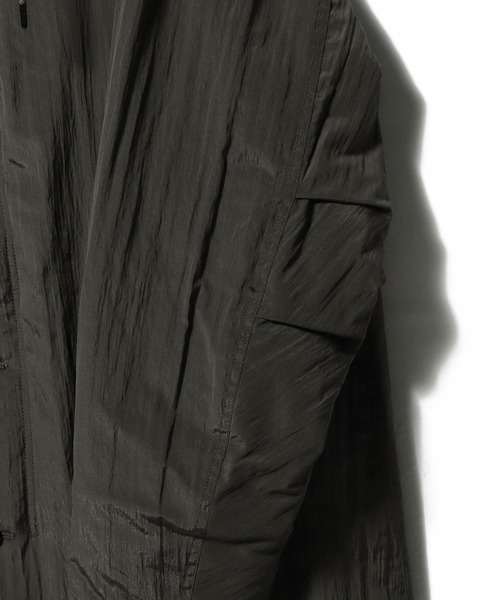 ESTNATION（エストネーション）の「ESTNATION / タイプライター フーデットコート（モッズコート・メンズ・ブラック/ブラウン・MEDIUM/LARGE）」の8枚目の写真