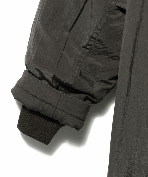 ESTNATION（エストネーション）の「ESTNATION / タイプライター フーデットコート（モッズコート・メンズ・ブラック/ブラウン・MEDIUM/LARGE）」の10枚目の写真