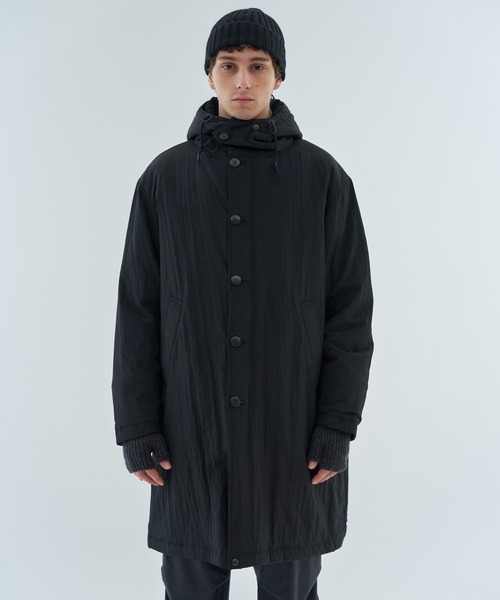 ESTNATION（エストネーション）の「ESTNATION / タイプライター フーデットコート（モッズコート・メンズ・ブラック/ブラウン・MEDIUM/LARGE）」の16枚目の写真