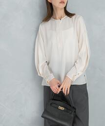 URBAN RESEARCH ROSSO WOMEN | ピーチサテンデザインスリーブブラウス(シャツ/ブラウス)