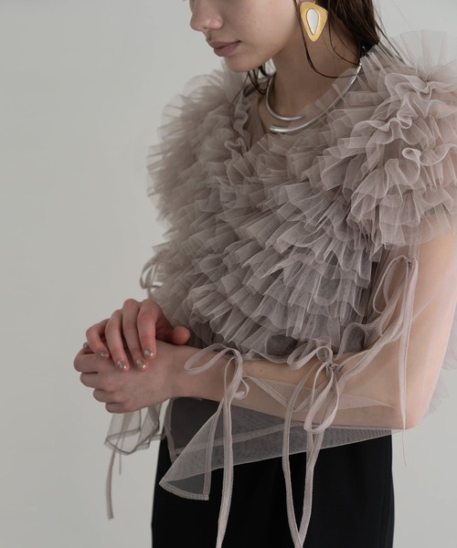 atlo（アトロ）の「オールインワン パンツドレス 結婚式 二次会&ワイドパンツ ボレロ スリット シアートップス 大きいサイズ フォーマル ロング丈 オケージョンドレス お呼ばれ 同窓会 成人式（パンツドレス・レディース・ブラック/ピンクベージュ/グレー/ベージュ・M/L/XL/XXL/4L/SS/5L）」の19枚目の写真