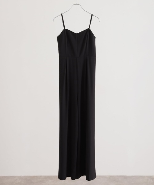 atlo(アトロ)の「オールインワンパーティードレス結婚式二次会&ワイドパンツボレロスリットシアートップス大きいサイズフォーマルロング丈オケージョンドレス同窓会成人式(パンツドレス・レディース・ブラック/ピンクベージュ・M/L/XL/XXL/4L/SS/5L)」の15枚目の写真