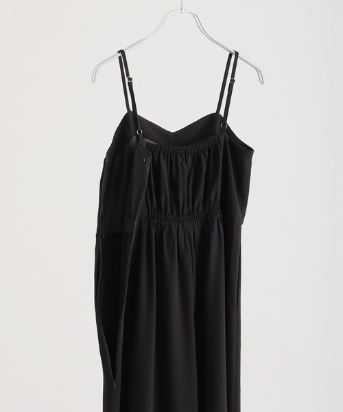 atlo(アトロ)の「オールインワンパーティードレス結婚式二次会&ワイドパンツボレロスリットシアートップス大きいサイズフォーマルロング丈オケージョンドレス同窓会成人式(パンツドレス・レディース・ブラック/ピンクベージュ・M/L/XL/XXL/4L/SS/5L)」の19枚目の写真