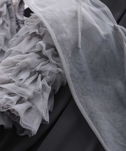 オールインワンパーティードレス結婚式二次会&ワイドパンツボレロ