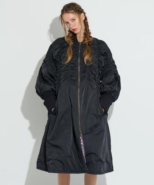 ANNA SUI NYC/アナ スイ エヌワイシー/ロングMA-1コート（MA-1）｜ANNA