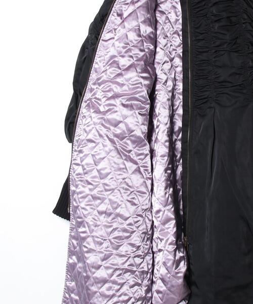 ANNA SUI NYC（アナ スイ エヌ ワイ シー）の「ANNA SUI NYC/アナ スイ エヌワイシー/ロングMA-1コート（MA-1・レディース・ブラック/カーキ・F）」の21枚目の写真