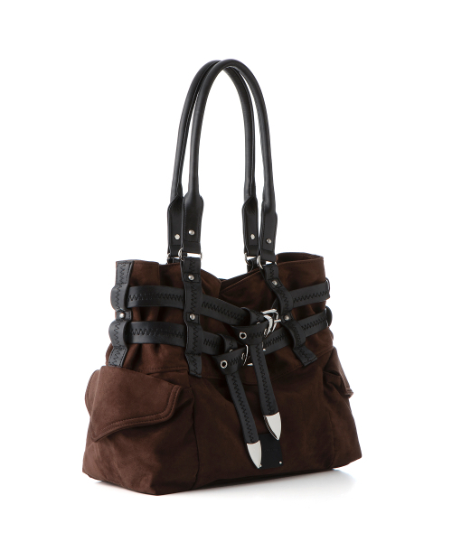 SQUARE LINE（スクエアライン）の「ネクシー ダークブラウン（ショルダーバッグ・レディース・ダークブラウン・FREE）」の5枚目の写真