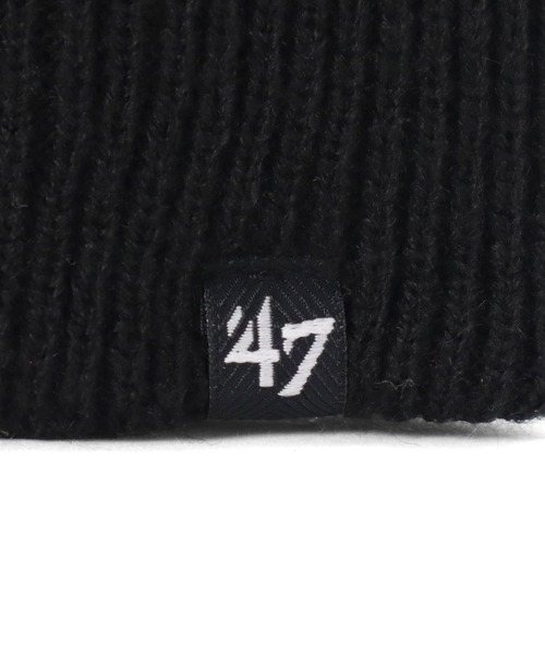 '47（フォーティーセブン）の「’47BRANDフォーティーセブン ポンポン付きニット帽 ビーニー MLB（ニットキャップ/ビーニー・メンズ・ブラック系/ブラック・FREE）」の6枚目の写真