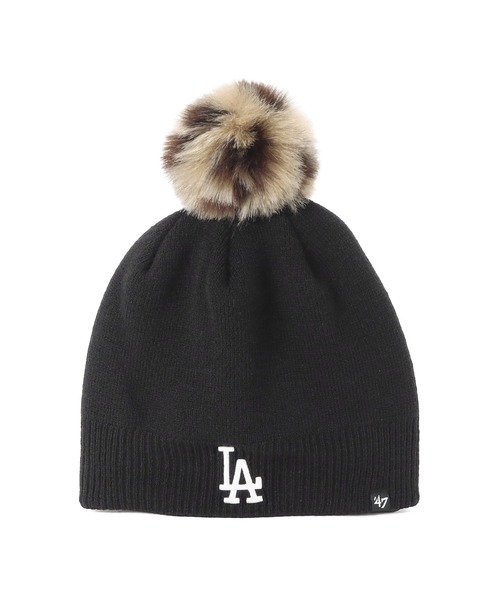 '47（フォーティーセブン）の「’47BRANDフォーティーセブン ポンポン付きニット帽 ビーニー MLB（ニットキャップ/ビーニー・メンズ・ブラック系/ブラック・FREE）」の3枚目の写真