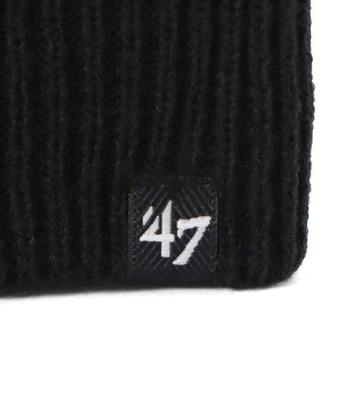 '47（フォーティーセブン）の「’47BRANDフォーティーセブン ポンポン付きニット帽 ビーニー MLB（ニットキャップ/ビーニー・メンズ・ブラック系/ブラック・FREE）」の10枚目の写真