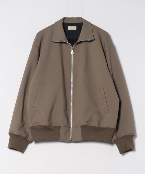 FACTOTUM（ファクトタム）の「【FACTOTUM】 Serge Flight Jacket（ミリタリージャケット・メンズ・ブラック/カーキ・46/48）」の2枚目の写真