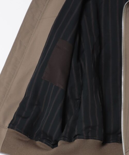 FACTOTUM（ファクトタム）の「【FACTOTUM】 Serge Flight Jacket（ミリタリージャケット・メンズ・ブラック/カーキ・46/48）」の4枚目の写真