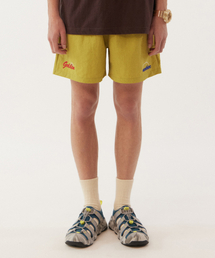 Recycle active color shorts_Apple green