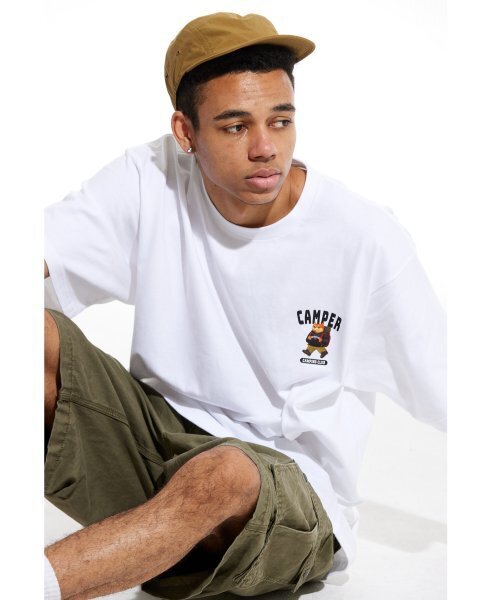 CREAM SODA LAB(クリームソーダラボ)の「LABキャンピングクラブ スモールロゴ 半袖Tシャツ ホワイト(Tシャツ/カットソー・メンズ・その他・LARGE/MEDIUM/X-LARGE/XX-LARGE)」の6枚目の写真