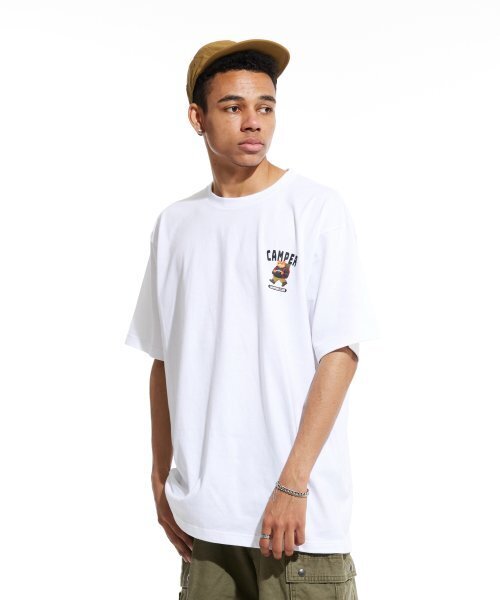 CREAM SODA LAB(クリームソーダラボ)の「LABキャンピングクラブ スモールロゴ 半袖Tシャツ ホワイト(Tシャツ/カットソー・メンズ・その他・LARGE/MEDIUM/X-LARGE/XX-LARGE)」の7枚目の写真