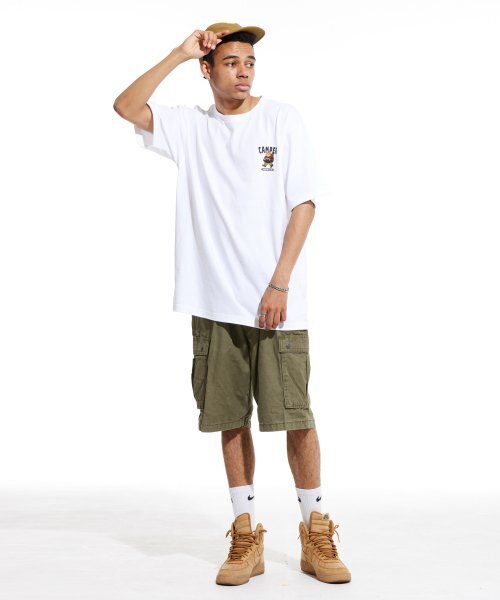 CREAM SODA LAB(クリームソーダラボ)の「LABキャンピングクラブ スモールロゴ 半袖Tシャツ ホワイト(Tシャツ/カットソー・メンズ・その他・LARGE/MEDIUM/X-LARGE/XX-LARGE)」の9枚目の写真