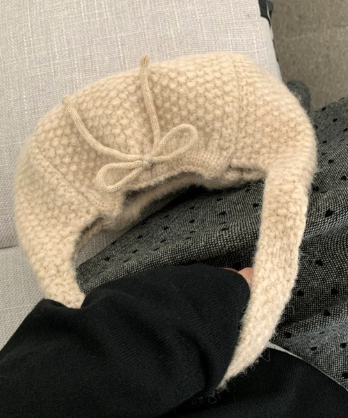 Vipoa(ヴィポア)の「knit handbag(ハンドバッグ・レディース・ブルー/グレー/アイボリー/レッド/ブラウン・FREE)」の15枚目の写真