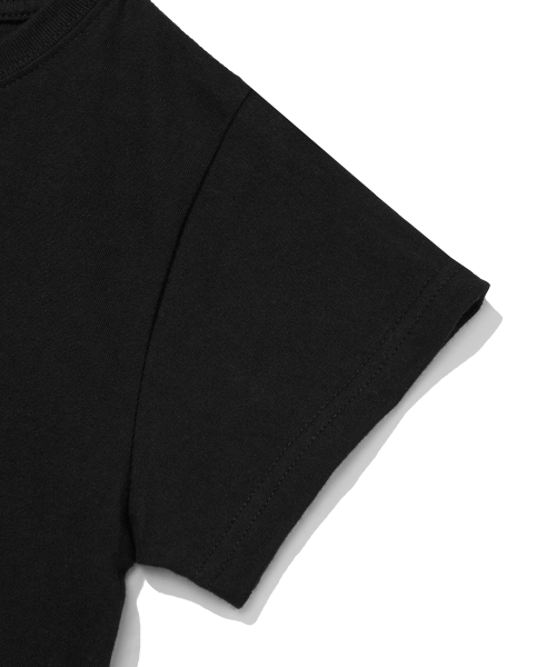 suade（スエード）の「HANDWRITTEN CROP TEE [BLACK]（Tシャツ/カットソー・レディース・その他・FREE）」の3枚目の写真
