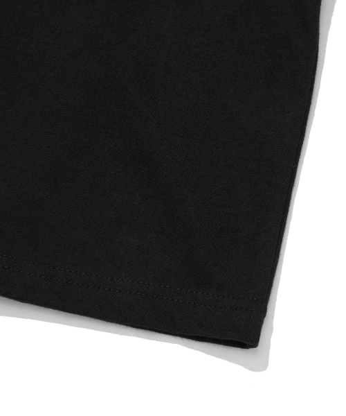 suade（スエード）の「HANDWRITTEN CROP TEE [BLACK]（Tシャツ/カットソー・レディース・その他・FREE）」の4枚目の写真